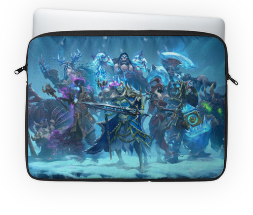 Заказать чехол для ноутбука в Москве. Чехол для ноутбука 14" Knights Of The Frozen Throne от Media M  - готовые дизайны и нанесение принтов.