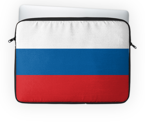 Заказать чехол для ноутбука в Москве. Чехол для ноутбука 14" Флаг России от ilusha1989 - готовые дизайны и нанесение принтов.