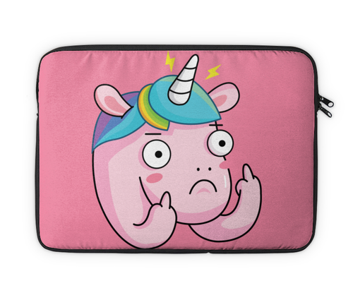 Заказать чехол для ноутбука в Москве. Чехол для ноутбука 14" Unicorn / Единорог от crash - готовые дизайны и нанесение принтов.
