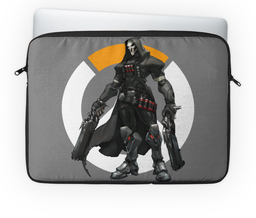 Заказать чехол для ноутбука в Москве. Чехол для ноутбука 14" Overwatch Reaper / Жнец Овервотч от crash - готовые дизайны и нанесение принтов.