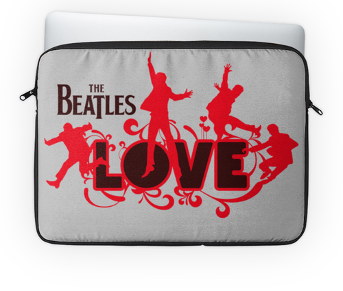 Заказать чехол для ноутбука в Москве. Чехол для ноутбука 14" Beatles от Елена Гришина - готовые дизайны и нанесение принтов.