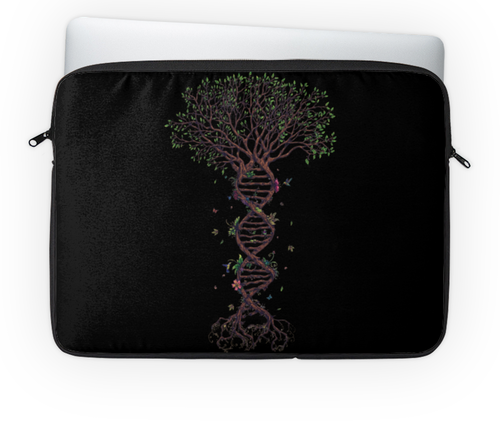 Заказать чехол для ноутбука в Москве. Чехол для ноутбука 14" DNA Tree / Древо ДНК от crash - готовые дизайны и нанесение принтов.