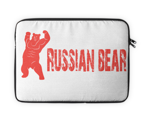 Заказать чехол для ноутбука в Москве. Чехол для ноутбука 14" Russian Bear от Andrey Akimov - готовые дизайны и нанесение принтов.