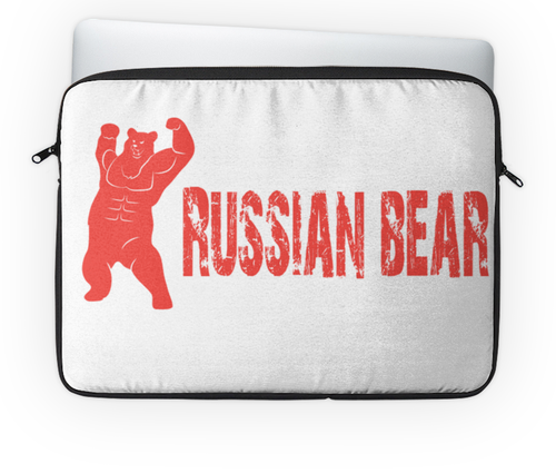 Заказать чехол для ноутбука в Москве. Чехол для ноутбука 14" Russian Bear от Andrey Akimov - готовые дизайны и нанесение принтов.