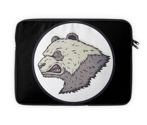 Заказать чехол для ноутбука в Москве. Чехол для ноутбука 14" Angry PANDA / Злая Панда от crash - готовые дизайны и нанесение принтов.