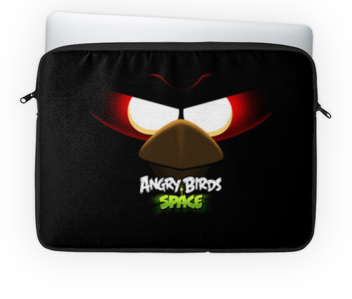 Заказать чехол для ноутбука в Москве. Чехол для ноутбука 14" Space (Angry Birds) от Аня Лукьянова - готовые дизайны и нанесение принтов.
