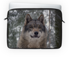Заказать чехол для ноутбука в Москве. Чехол для ноутбука 14" Волк в лесу от weeert - готовые дизайны и нанесение принтов.