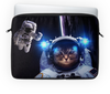 Заказать чехол для ноутбука в Москве. Чехол для ноутбука 14" Кот космонавт от The Spaceway  - готовые дизайны и нанесение принтов.
