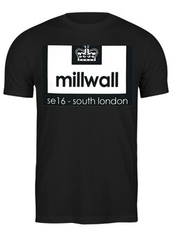 Заказать одежду больших размеров в Москве. Футболка классическая большого размера Millwall South London SE16 от Millwall Supporters Club Russia - готовые дизайны и нанесение принтов.