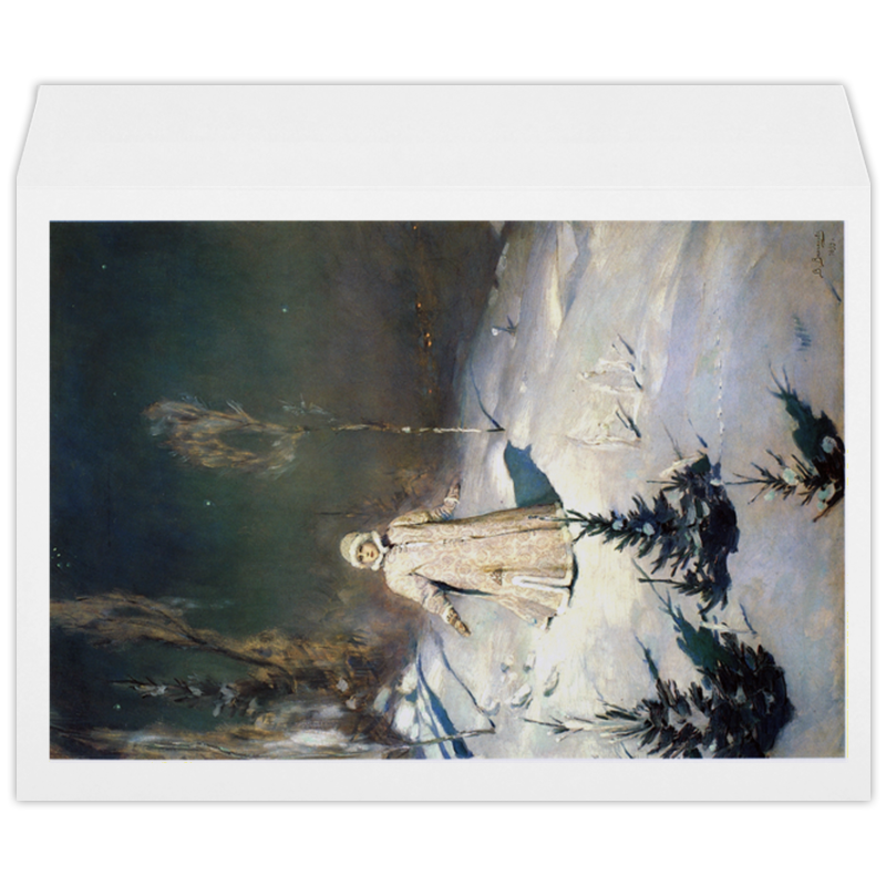 виктор васнецов преддверие рая Printio Конверт большой С4 Снегурочка (картина васнецова)