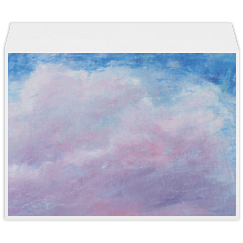 Printio Конверт большой С4 Розовое облако на небе printio конверт средний с5 розовое облако на небе