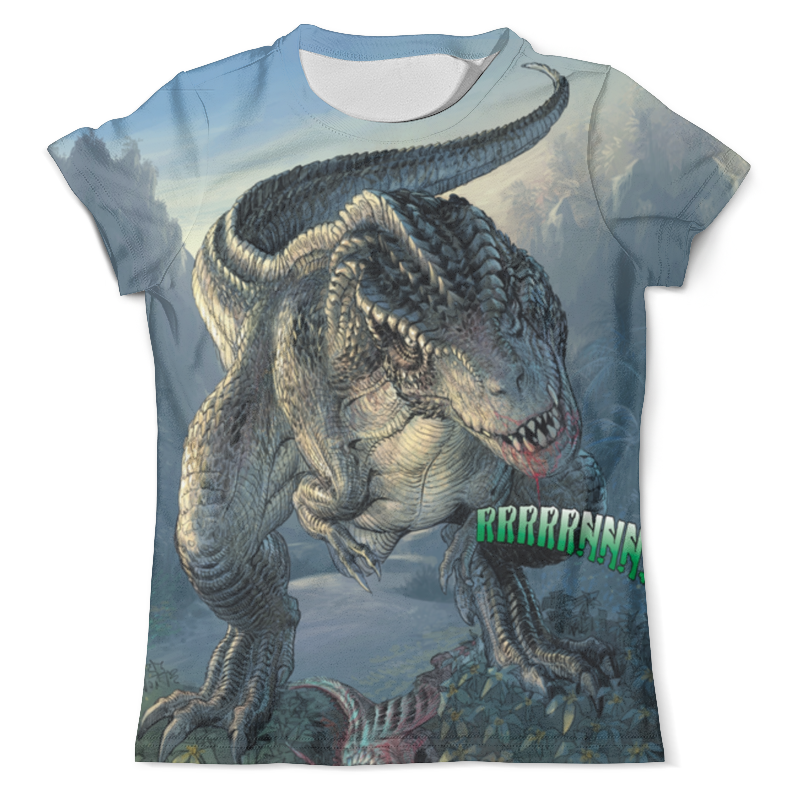 printio футболка с полной запечаткой большого размера злобные мороженки Printio Футболка с полной запечаткой большого размера Динозавры