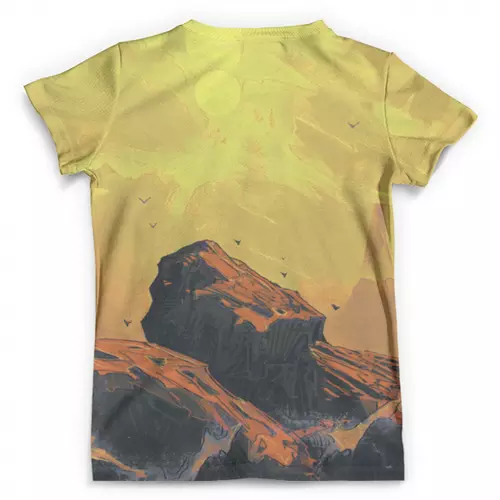 Заказать одежду больших размеров в Москве. Футболка с полной запечаткой большого размера Темный дух от Дана Столыпина - готовые дизайны и нанесение принтов.