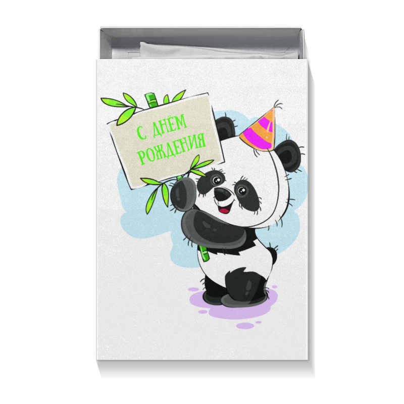 Printio Коробка для футболок С днём рождения! printio слюнявчик панда поздравляет