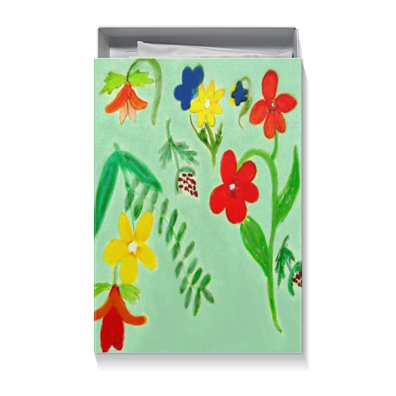 Printio Коробка для футболок Подарочная летние цветы