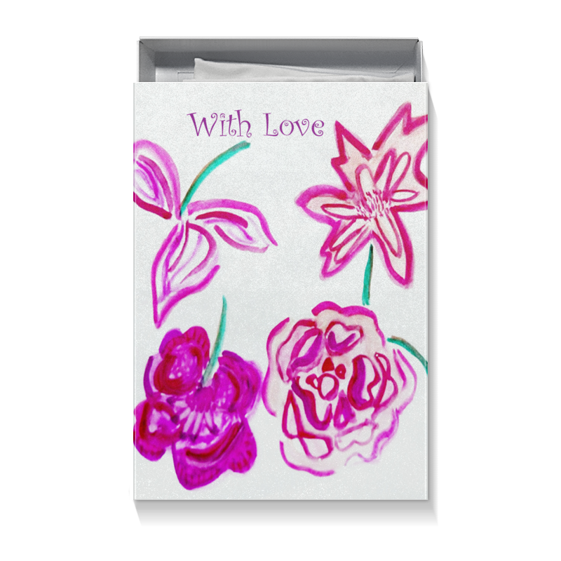 Printio Коробка для футболок Пионы re pa чехол накладка artcolor для oneplus 8t с принтом нежные розовые цветы