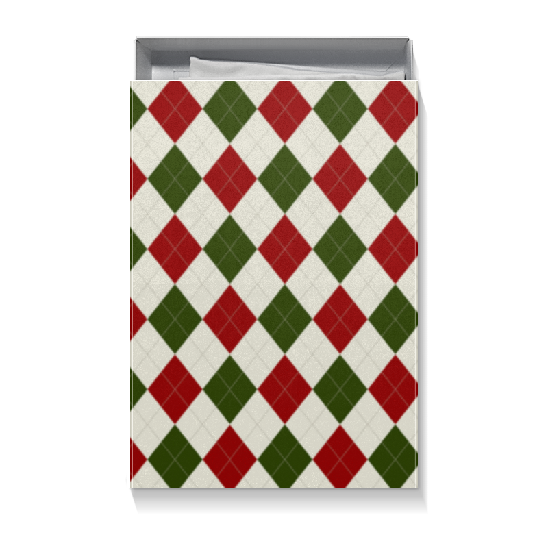 Printio Коробка для футболок Рождественский узор силиконовый чехол на vivo v21 5g узор рождественский для виво ви 21 5 джи