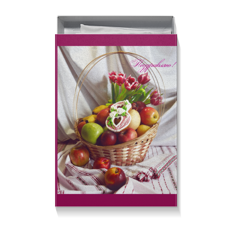 Printio Коробка для футболок 8 марта подарочная коробка открытка казань с 9 молочными шоколадками и магнитом