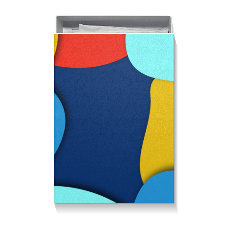 Printio Коробка для футболок Разноцветная абстракция чехол mypads разноцветная абстракция линиями для oppo find x5 задняя панель накладка бампер