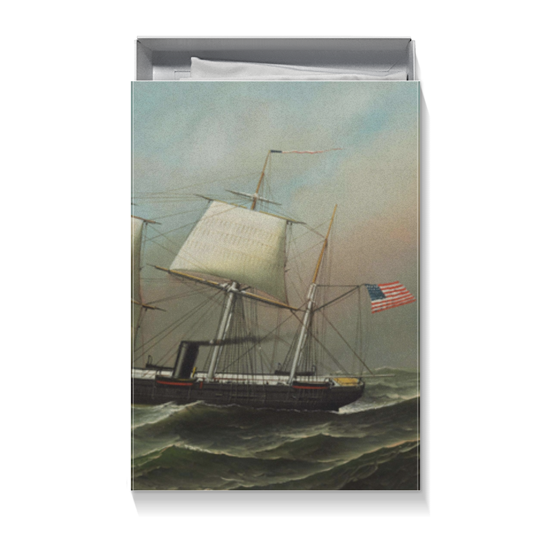Printio Коробка для футболок American naval frigate (антонио якобсен)