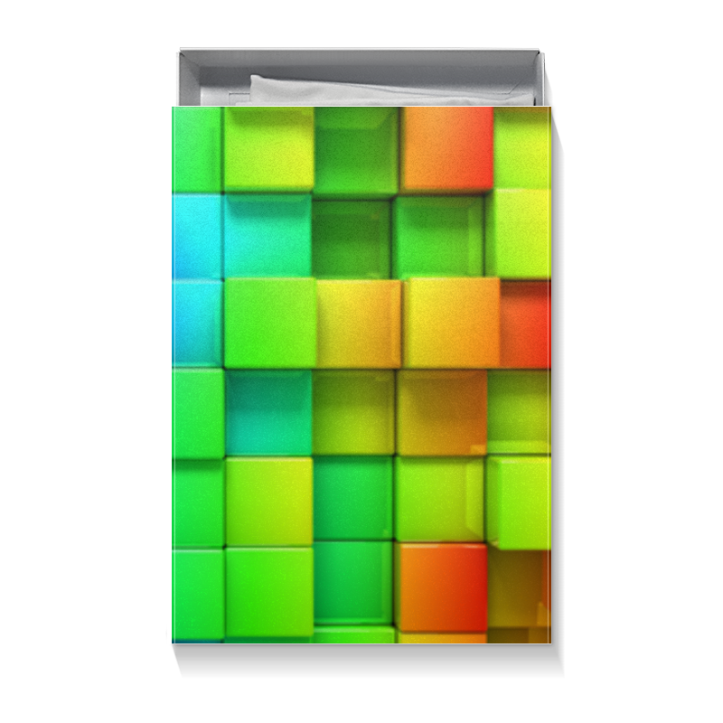 Printio Коробка для футболок Разноцветные квадратики