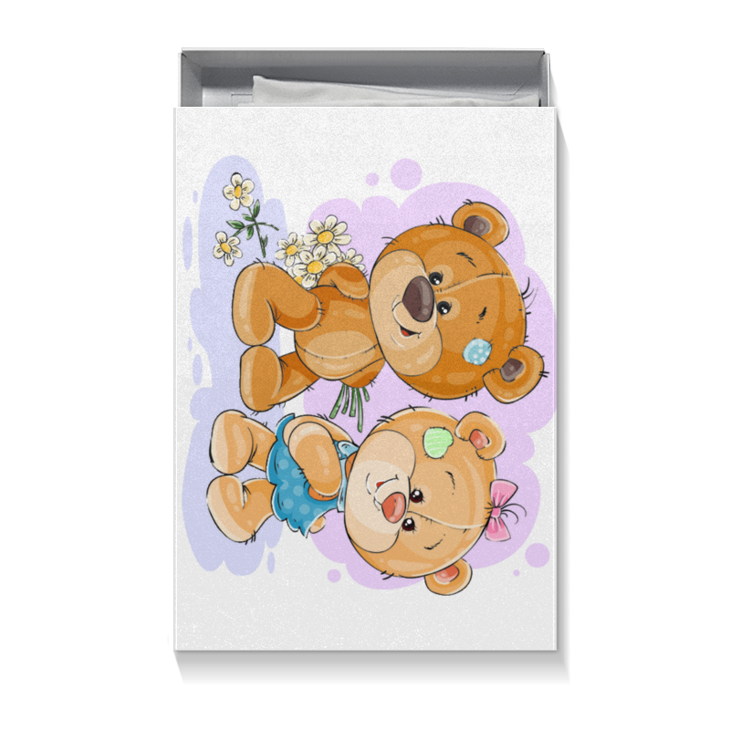 Printio Коробка для футболок Влюблённые медвежата комплект свитшотов медвежата