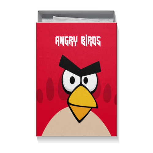 Заказать подарочную упаковку в Москве. Коробка для футболок Angry Birds (Terence) от Аня Лукьянова - готовые дизайны и нанесение принтов.
