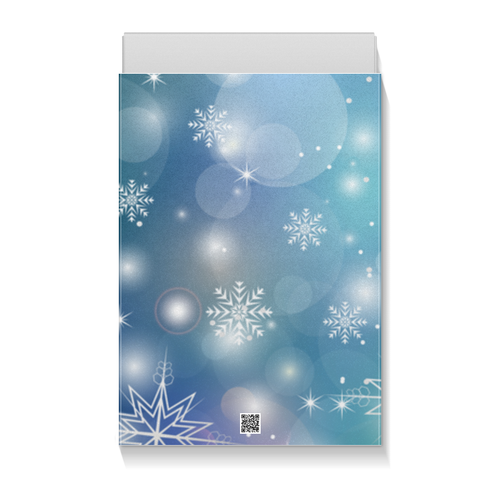 Заказать подарочную упаковку в Москве. Коробка для футболок Снежинка от Ирина - готовые дизайны и нанесение принтов.