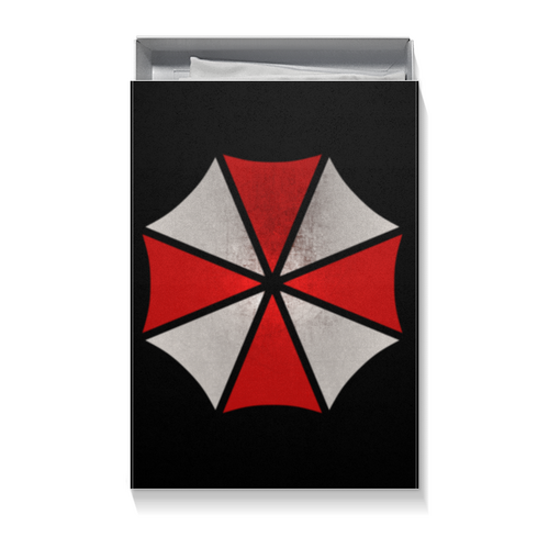 Заказать подарочную упаковку в Москве. Коробка для футболок Umbrella от GeekFox  - готовые дизайны и нанесение принтов.