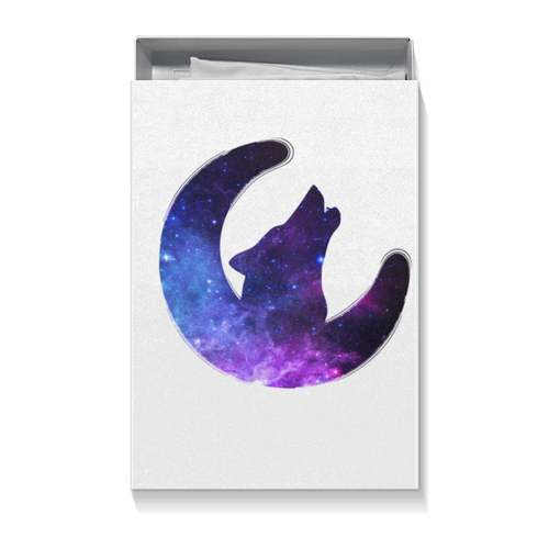 Заказать подарочную упаковку в Москве. Коробка для футболок Space animals от FireFoxa - готовые дизайны и нанесение принтов.