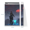 Заказать подарочную упаковку в Москве. Коробка для футболок Horizon Zero Dawn от GeekFox  - готовые дизайны и нанесение принтов.