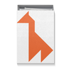 Заказать подарочную упаковку в Москве. Коробка для футболок Оранжевый жираф танграм от namormai@mail.ru - готовые дизайны и нанесение принтов.