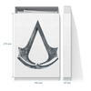 Заказать подарочную упаковку в Москве. Коробка для футболок Assassin’s Creed от GeekFox  - готовые дизайны и нанесение принтов.