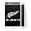 Заказать подарочную упаковку в Москве. Коробка для футболок All Blacks от rugby - готовые дизайны и нанесение принтов.