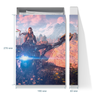 Заказать подарочную упаковку в Москве. Коробка для футболок Horizon Zero Dawn от GeekFox  - готовые дизайны и нанесение принтов.