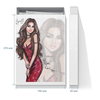 Заказать подарочную упаковку в Москве. Коробка для футболок Selena Gomez от gnikolva@mail.ru - готовые дизайны и нанесение принтов.