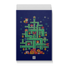 Заказать подарочную упаковку в Москве. Коробка для футболок Марио (С новым годом) от GeekFox  - готовые дизайны и нанесение принтов.