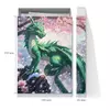 Заказать подарочную упаковку в Москве. Коробка для футболок Зеленый аниме дракон символ 2024 года от JarOfHoney  - готовые дизайны и нанесение принтов.