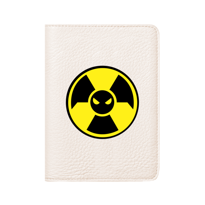 Printio Кожаная обложка для паспорта Radiation venera обложка для паспорта цвет бежевый