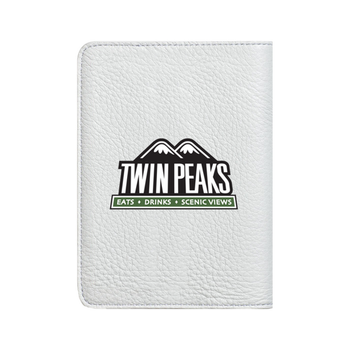 Заказать обложку для паспорта в Москве. Кожаная обложка для паспорта Twin Peaks от Jimmy Flash - готовые дизайны и нанесение принтов.
