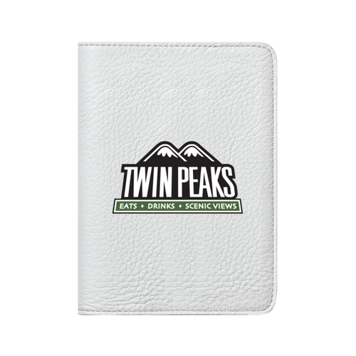Заказать обложку для паспорта в Москве. Кожаная обложка для паспорта Twin Peaks от Jimmy Flash - готовые дизайны и нанесение принтов.
