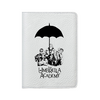 Заказать обложку для паспорта в Москве. Кожаная обложка для паспорта UMBRELLA ACADEMY от robus - готовые дизайны и нанесение принтов.