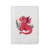 Заказать обложку для паспорта в Москве. Кожаная обложка для паспорта Красный дракон от tigerda  - готовые дизайны и нанесение принтов.