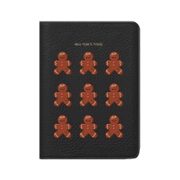 Заказать обложку для паспорта в Москве. Кожаная обложка для паспорта Йогоченьки от DED MOROZ - готовые дизайны и нанесение принтов.