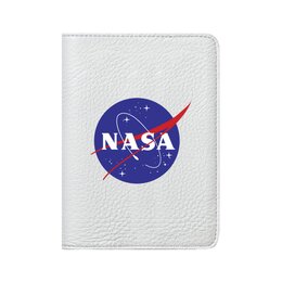 Заказать обложку для паспорта в Москве. Кожаная обложка для паспорта NASA  от Jimmy Flash - готовые дизайны и нанесение принтов.