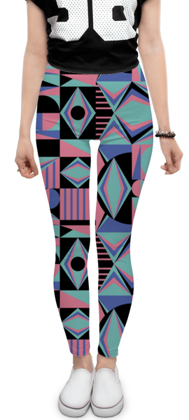 Заказать леггинсы и велосипедки в Москве. Леггинсы Авторский стиль от mimiart  - готовые дизайны и нанесение принтов.