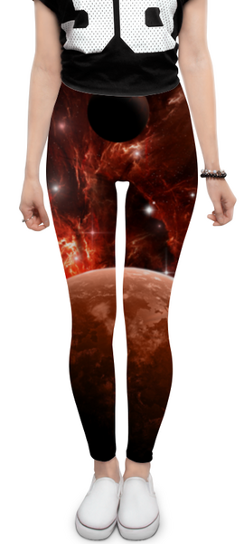 Заказать леггинсы и велосипедки в Москве. Леггинсы Global  space magic  mars коллекция №1 от Global Space Magic  - готовые дизайны и нанесение принтов.