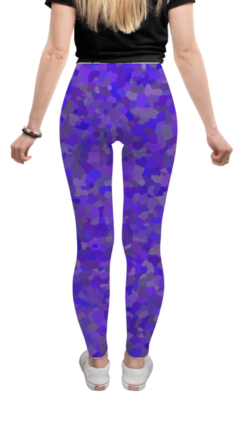 Заказать леггинсы и велосипедки в Москве. Леггинсы Glowing purple от mistral3000@mail.ru - готовые дизайны и нанесение принтов.