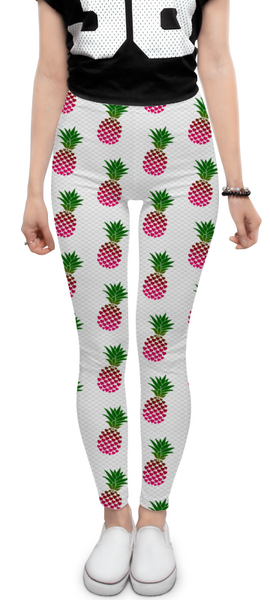 Заказать леггинсы и велосипедки в Москве. Леггинсы PineappleLOVE от balden - готовые дизайны и нанесение принтов.