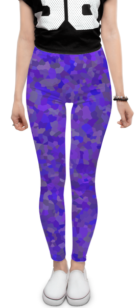 Заказать леггинсы и велосипедки в Москве. Леггинсы Glowing purple от mistral3000@mail.ru - готовые дизайны и нанесение принтов.